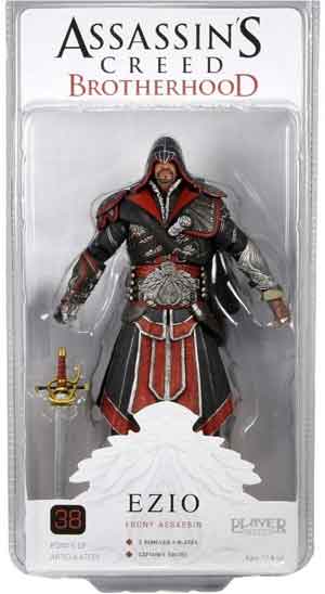 Assassins Creed Brotherhood - Ezio action figure - ebony outfit