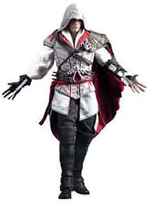 NECA - Assassins Creed Brotherhood Ezio Ivory Costume Action Figure